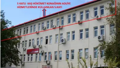 Kaş Adliyesi'nde tuvalet gerginliği