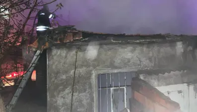 Çanakkale'de öğrenci evinde yangın