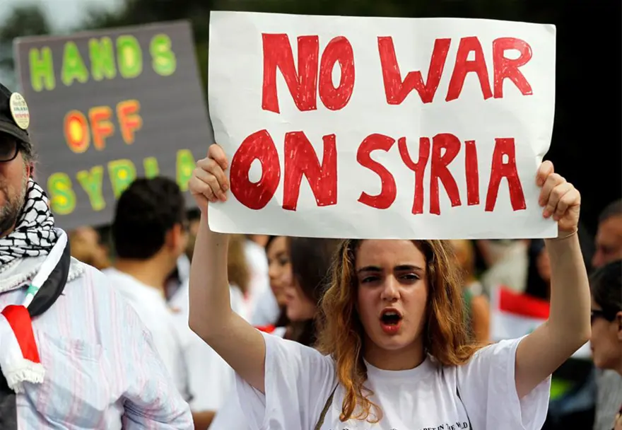 ABD halkı Suriye'ye müdahaleye karşı 7