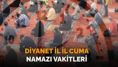 Bugün cuma namazı saat kaçta? (31 Ekim 2025) Diyanet İl İl İstanbul, Ankara, İzmir cuma saatleri