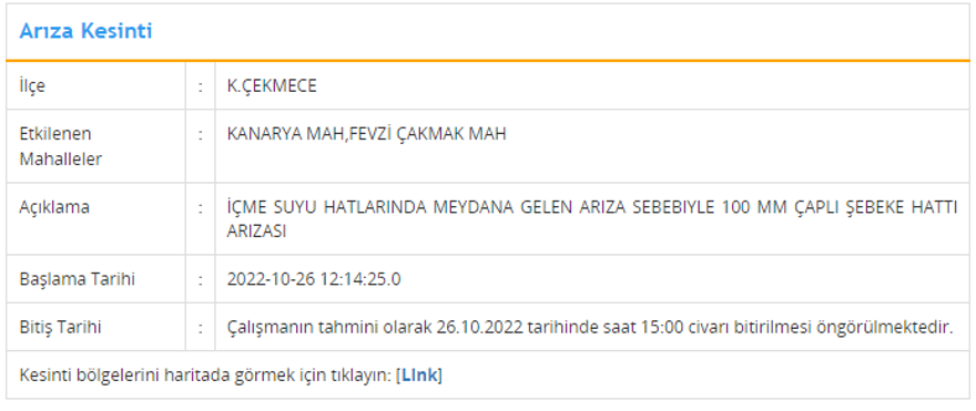 İstanbul'un 6 ilçesinde su kesintisi: 2 ilçede 9 saat su kesintisi yaşanacak (26 Ekim İSKİ su kesintisi listesi) 3