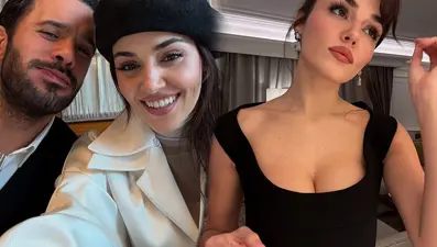 Hande Erçel'in gala pozlarına beğeni yağdı