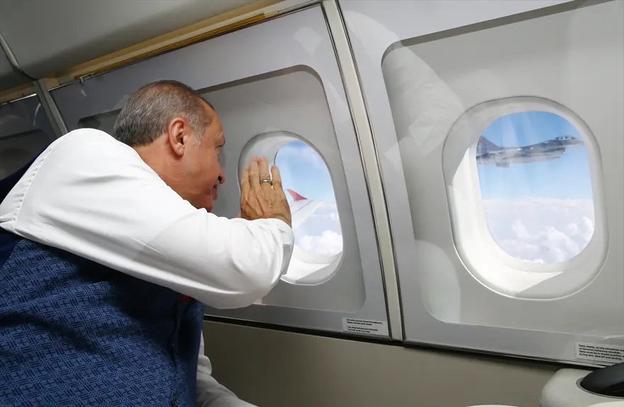 Erdoğan İstanbul'a böyle geldi 