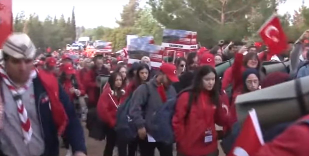 Çanakkale Zaferi'nin 110. yılı: 57. Alay Vefa Yürüyüşü başladı