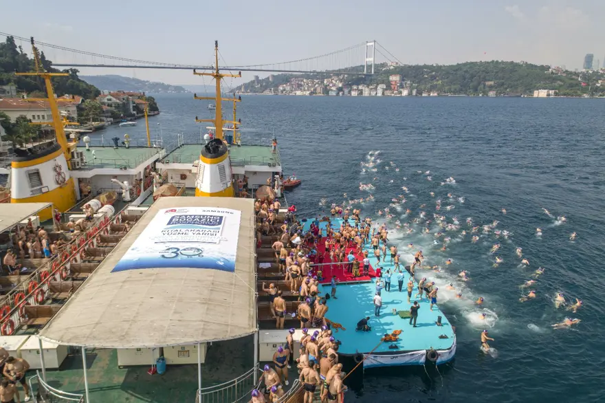 Boğaz'da yüzme yarışması 20