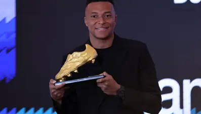Kylian Mbappe, Avrupa Altın Ayakkabı ödülünü aldı