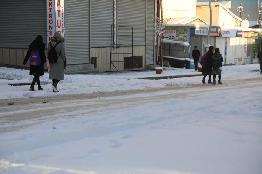 Van'da kar yolları kapattı: 83 yerleşim yerine ulaşım yok 10 Van'da kar yolları kapattı: 83 yerleşim yerine ulaşım yok 10
