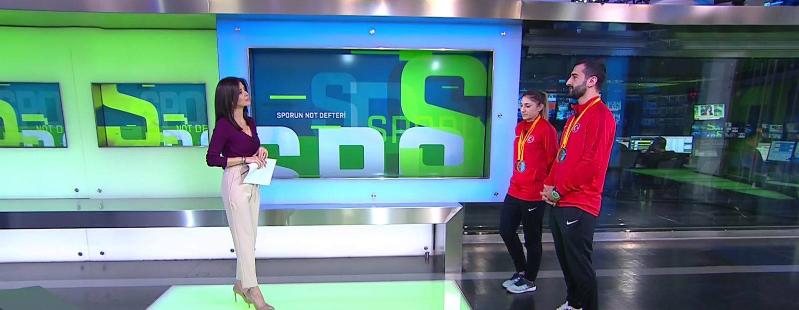 Şampiyon karateciler NTV'ye konuk oldu