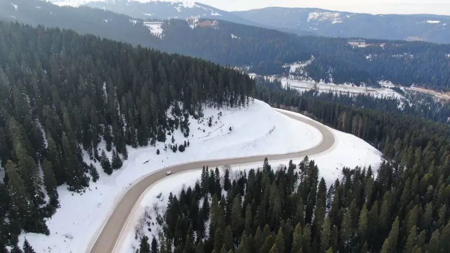 "Anadolu'nun yüce dağı" havadan görüntülendi 1