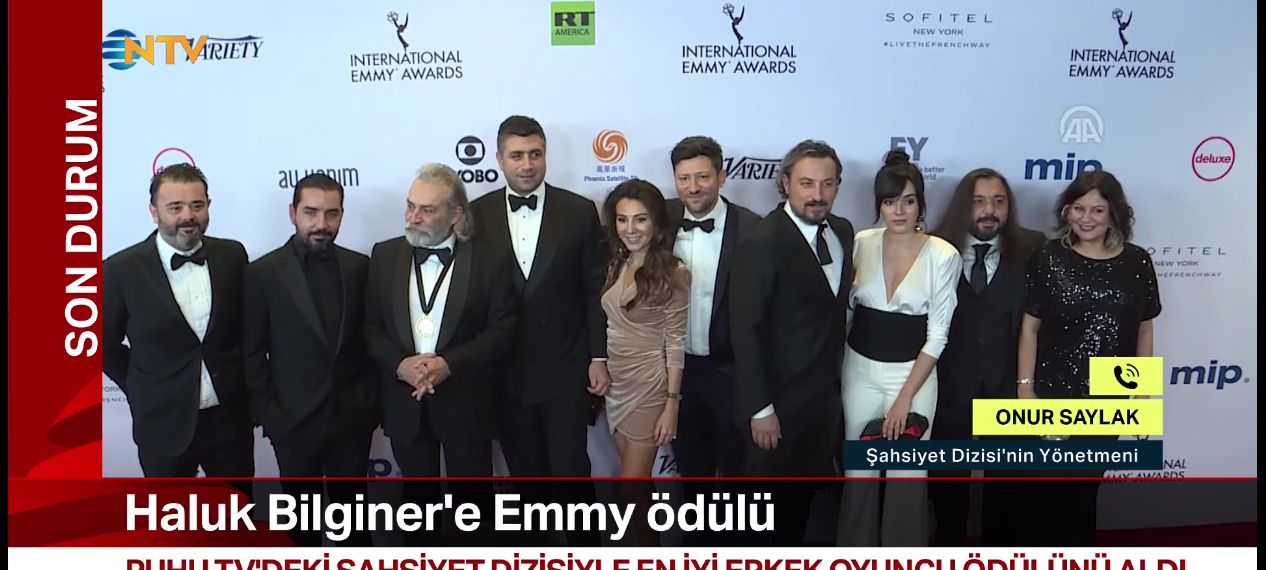 Haluk Bilginer'e Emmy ödülü (Şahsiyet'in yönetmeni Onur Saylak NTV'ye konuştu)
