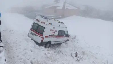 Bingöl'de ambulans şarampole düştü: 6 yaralı