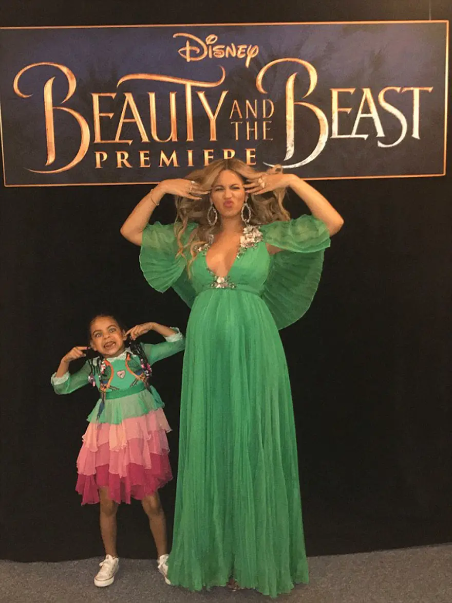 Beyonce ve ailesi ‘Güzel ve Çirkin’ galasında 1