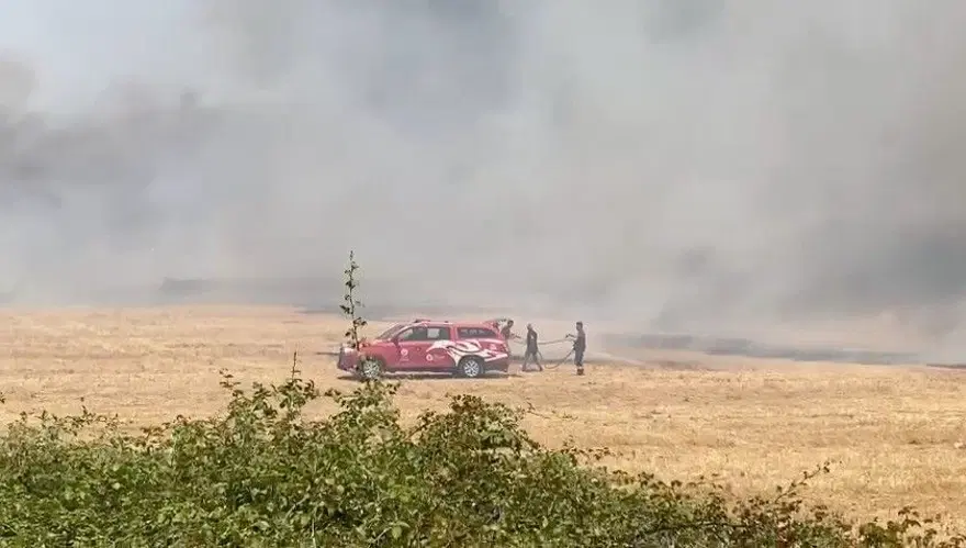 Antalya'da yerleşim yerine yakın ağaçlık alanda yangın 1 Antalya'da yerleşim yerine yakın ağaçlık alanda yangın 1