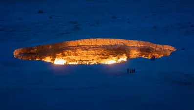 Çölün ortasında Cehennem kapısı: Tanrıların öfkesi olduğuna inanılıyor