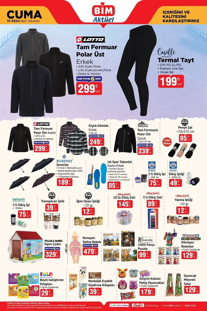 BİM aktüel ürünler kataloğu 10 Ekim 2025: Ankastre set, mutfak robotu, saç şekillendirme seti, 65 inç televizyon, olta takımı geliyor 5