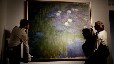 Fransız ressam Monet'in "Nilüferler" tablosu ruh sağlığına iyi geliyor