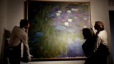 Fransız ressam Monet'in "Nilüferler" tablosu ruh sağlığına iyi geliyor
