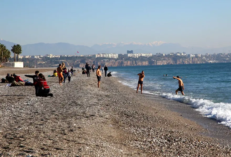 Yılın ilk gününde deniz keyfi 13