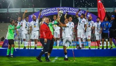 Ampute Milliler üst üste ikinci kez Avrupa Şampiyonu