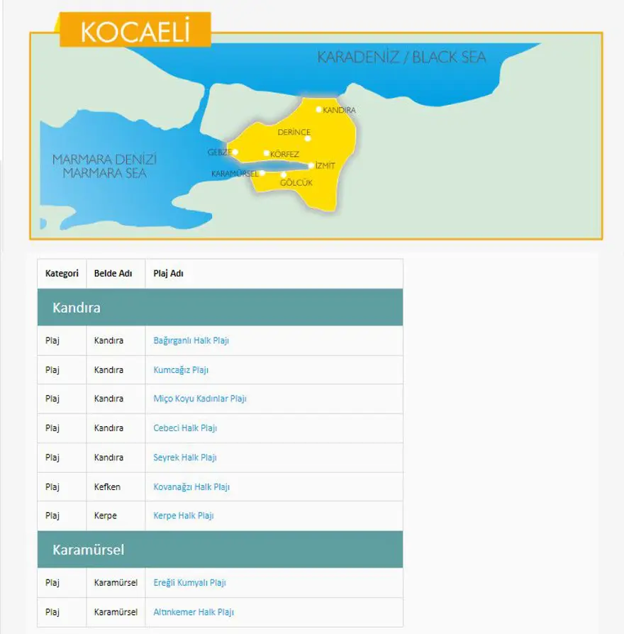 Türkiye'nin mavi bayraklı plajları: 2024 yılı güncel listesi (En iyi sahiller ve plajlar) 63 Türkiye'nin mavi bayraklı plajları: 2024 yılı güncel listesi (En iyi sahiller ve plajlar) 63