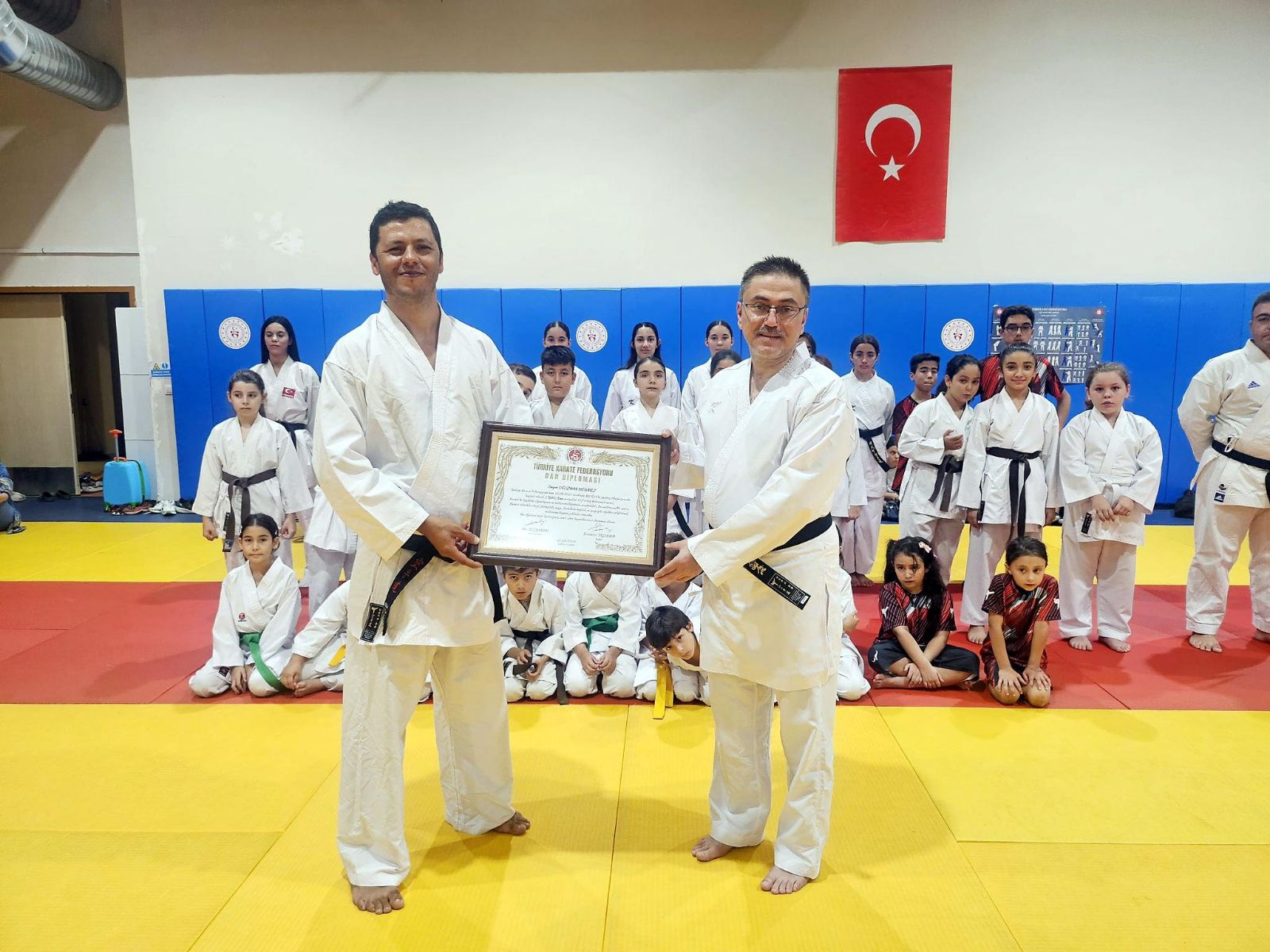 Başsavcı karatede siyah kuşak aldı