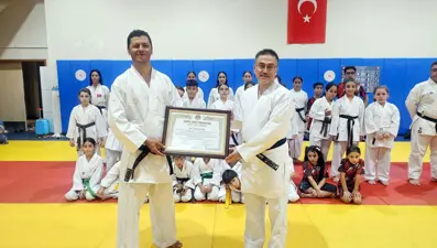 Başsavcı karatede siyah kuşak aldı