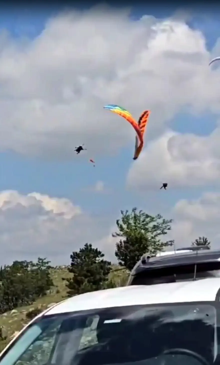 Yamaç paraşütü can aldı: Kazadan yeni görüntüler ortaya çıktı 3