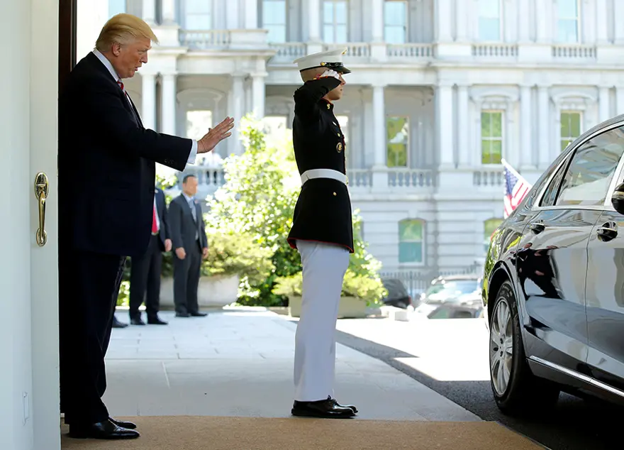Erdoğan ve Trump ilk kez buluştu 37