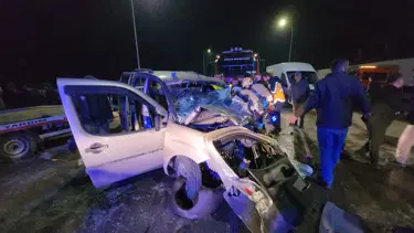 Düzce'de 3 araç kazaya karıştı: 7 yaralı