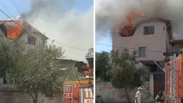 Hatay'da bir ev yangına teslim oldu, üç yaşındaki çocuk hastaneye kaldırıldı