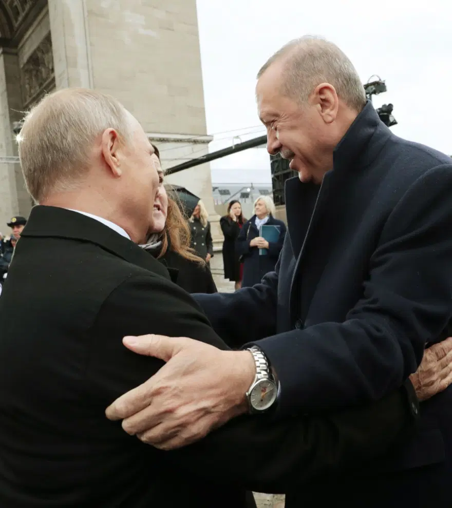 Cumhurbaşkanı Erdoğan ile Putin'den samimi sohbet 3