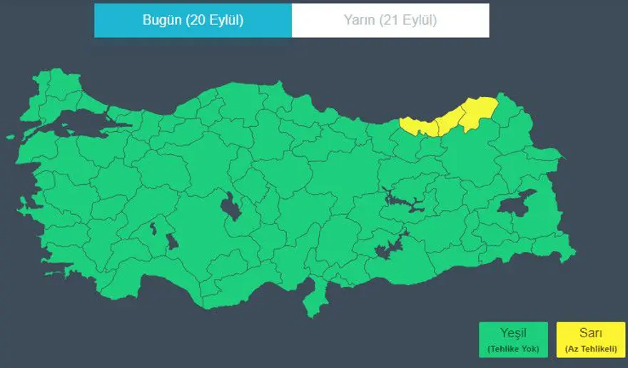 DOĞU KARADENİZ İÇİN KUVVETLİ SAĞANAK UYARISI 5