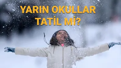 Yarın okullar tatil mi? 8 Nisan Salı günü kar tatili olacak mı, hangi il ve ilçelerde?