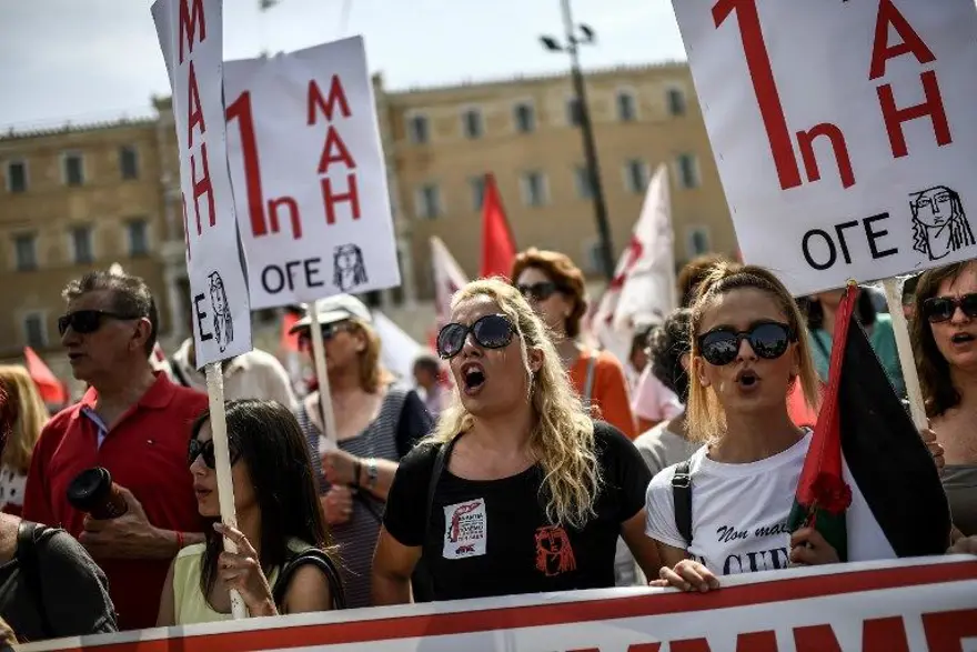 Dünyadan 1 Mayıs İşçi Bayramı manzaraları 20