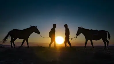 Konya'daki Kırım Tatarları'nın at sevgisi nesilden nesle aktarılıyor