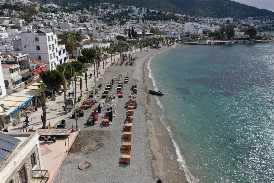 Ege'nin mavi bayraklı plajları yaz sezonuna hazır 14