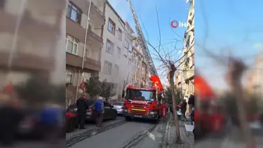 İstanbul'da 5 katlı binada yangın: 1 kişi ağır yaralı