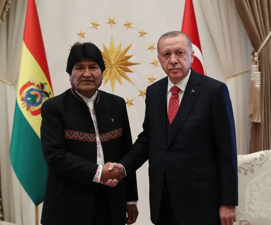Bolivya lideri Morales Ankara'da 22