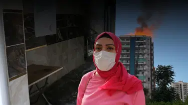 Diyarbakır'daki yangından kurtuldu, korku dolu anları anlattı