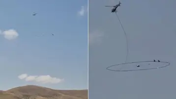 Herkes define arıyor sandı: Helikopterdeki halkanın sırrı çözüldü