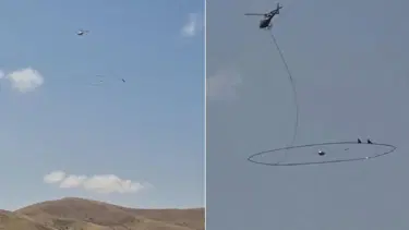 Herkes define arıyor sandı: Helikopterdeki halkanın sırrı çözüldü