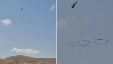 Herkes define arıyor sandı: Helikopterdeki halkanın sırrı çözüldü