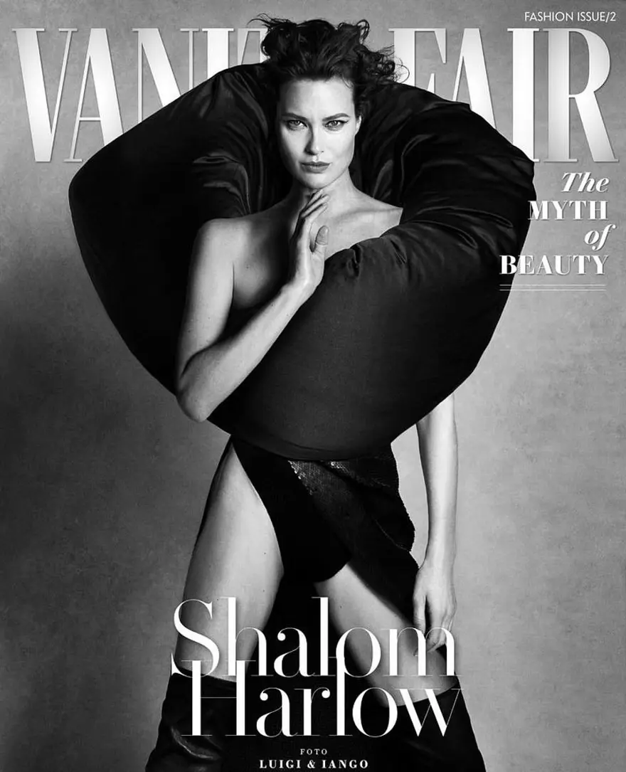 Bir dönemin en ünlü süper modelleri dergi kapağında 8