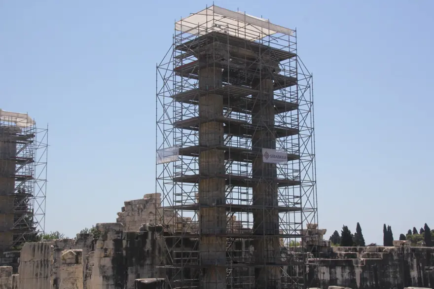 Tarihi Apollon Tapınağı’nda restorasyon 3