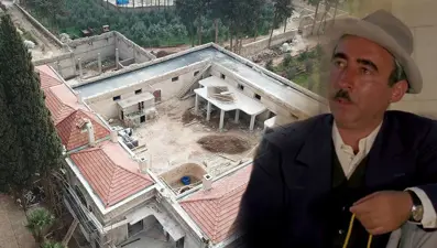 Depremde Kibar Feyzo’nun çekildiği tarihi konak hasar aldı