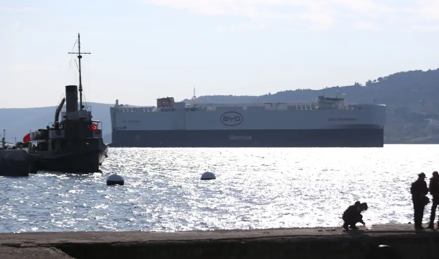 BYD'nin gemisi 7 bin araçla Türkiye'ye geldi 2