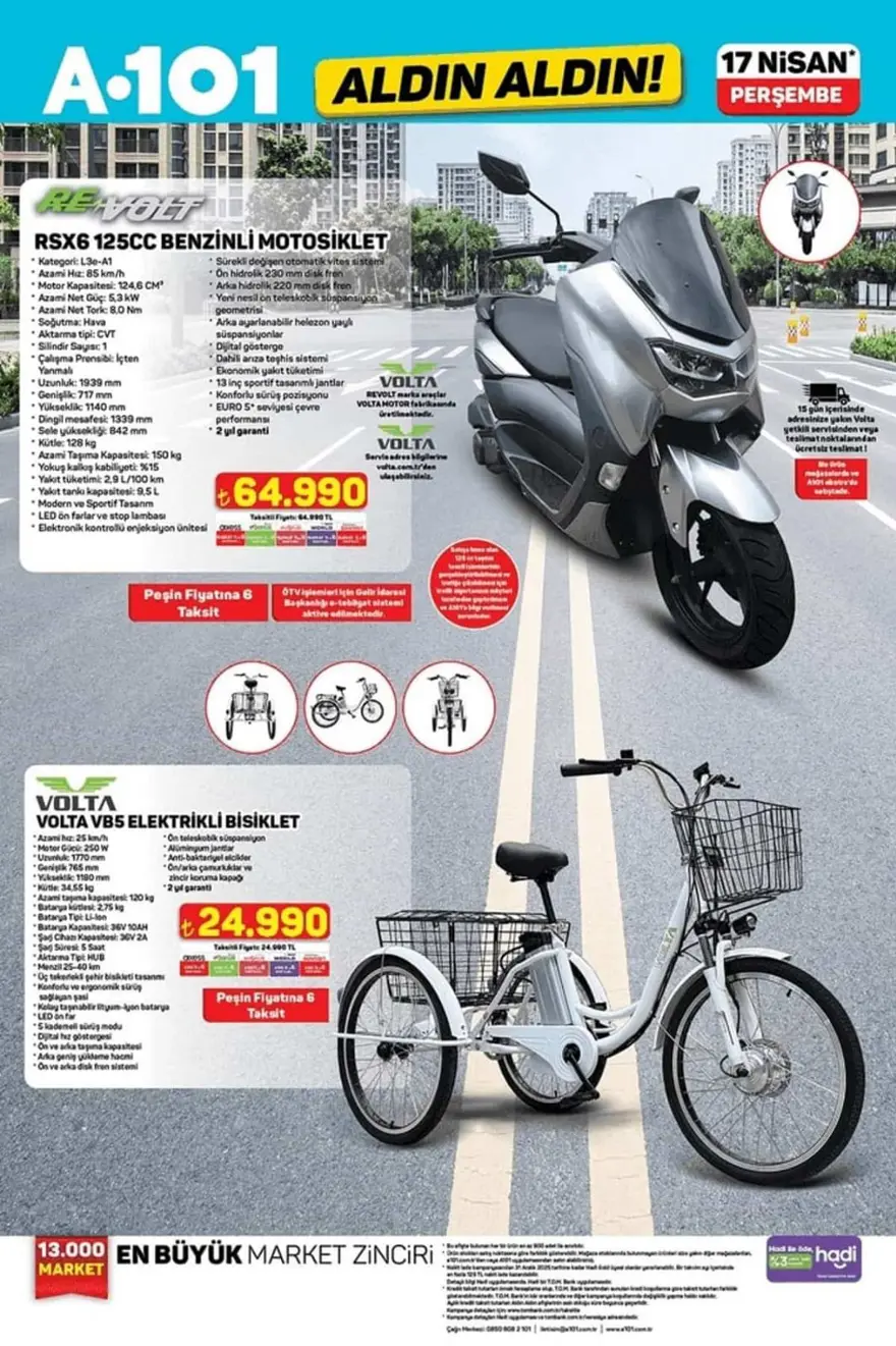 A101 market 17-24 Nisan aktüel kataloğu: Ütü, süpürge, halı, tencere seti ve onlarca ürün satışta 4