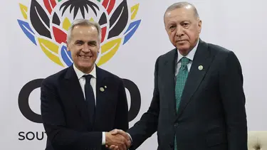 Cumhurbaşkanı Erdoğan, Kanada Başbakanı Carney ile görüştü