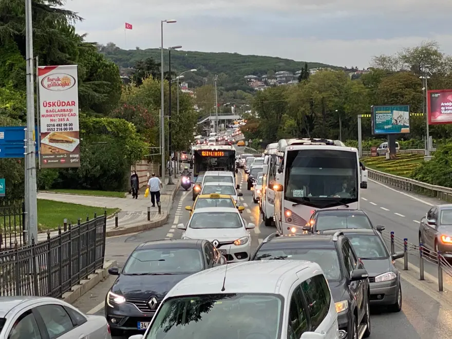 Haftanın ilk iş gününde İstanbul'da trafik yoğunluğu 1