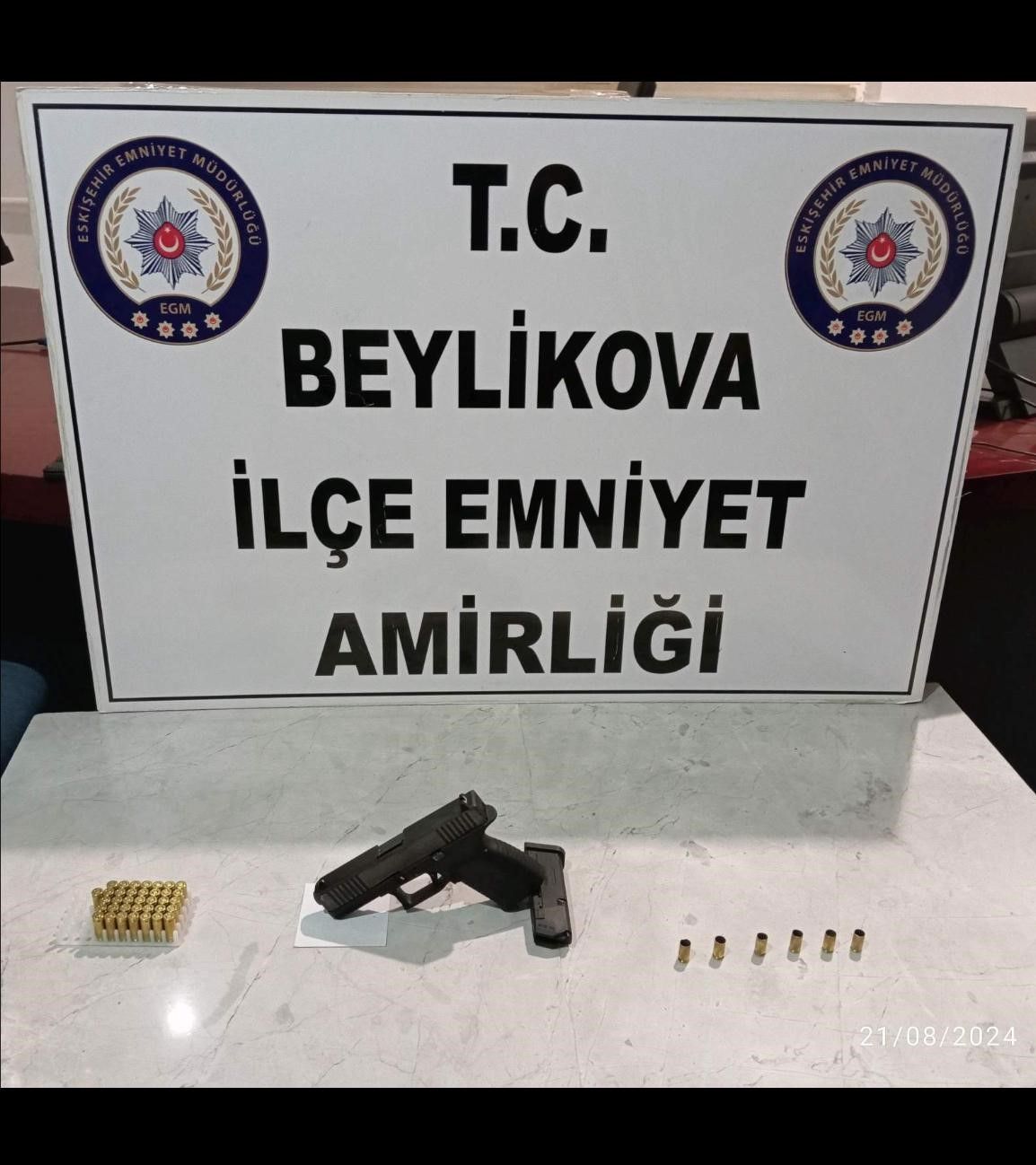 Polis silah sesi ihbarı üzerine harekete geçti: 1 adet ruhsatsız silah ele geçirdi